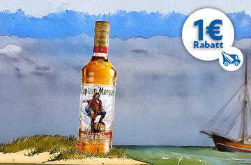 Vatertagsaktion Captain Morgan 1 Euro Rabatt - KW 18 und 19 in 2026